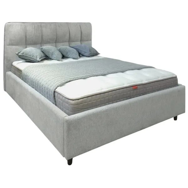 Кровать Crinela Isabela Prestige Glow 04 180 x 200 см / Фанера / Капучино photo 1
