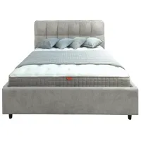 Кровать Crinela Isabela Prestige Glow 04 180 x 200 см / Фанера / Капучино photo 3