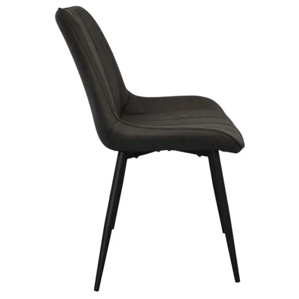 Scaun de bucătărie Evelin YT-004B 970-11 Stofă/ Gray Black photo 2