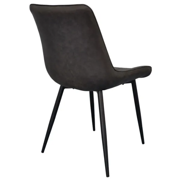 Scaun de bucătărie Evelin YT-004B 970-11 Stofă/ Gray Black photo 3