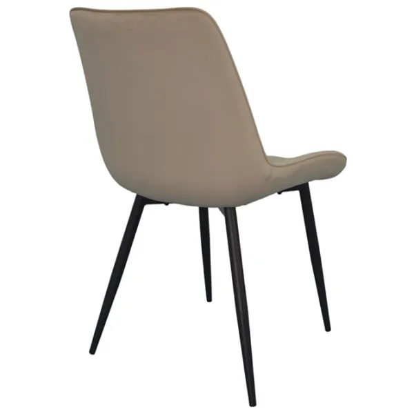 Scaun de bucătărie Evelin YT-004B 910-1 Stofă/ Beige Black photo 2