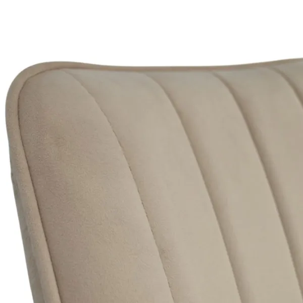 Scaun de bucătărie Evelin YT-004B 910-1 Stofă/ Beige Black photo 4