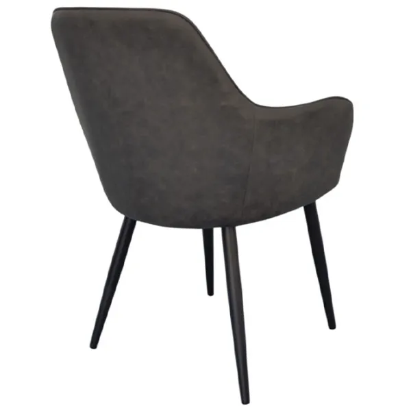 Scaun de bucătărie Evelin YT-002B 970-11 Stofă/ Gray Black photo 2