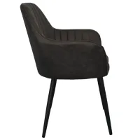 Scaun de bucătărie Evelin YT-002B 970-11 Stofă/ Gray Black photo 3