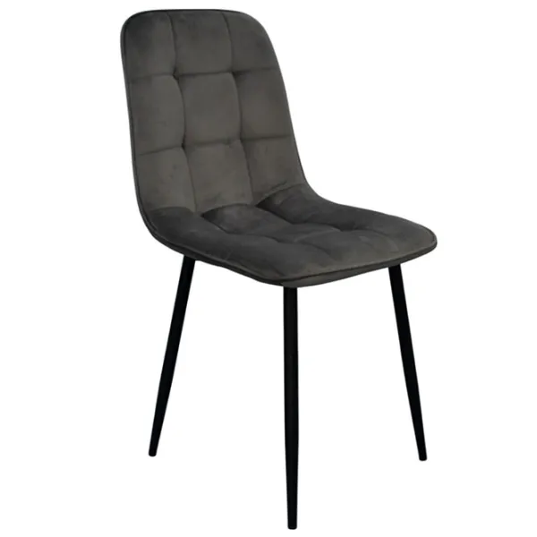Scaun de bucătărie Evelin YT-010B 910-5 Stofă/ Gray Black photo 1