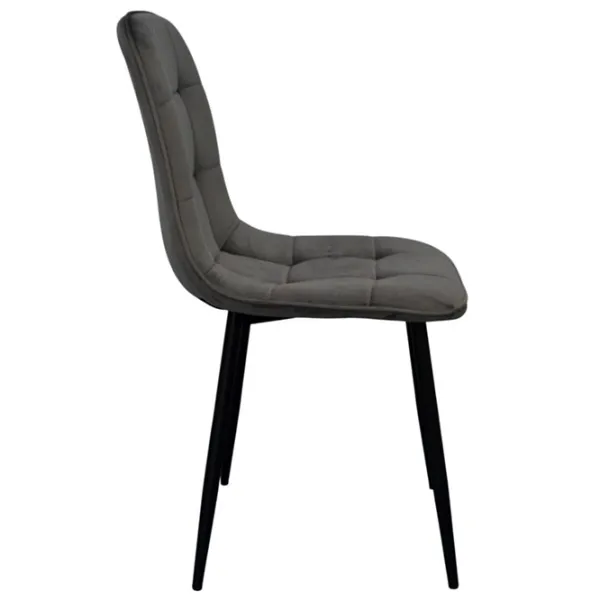 Scaun de bucătărie Evelin YT-010B 910-5 Stofă/ Gray Black photo 3