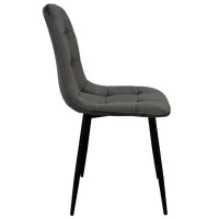 Scaun de bucătărie Evelin YT-010B 910-5 Stofă/ Gray Black photo 3