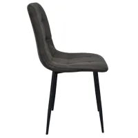 Scaun de bucătărie Evelin YT-010B 970-11 Stofă/ Gray Black photo 2