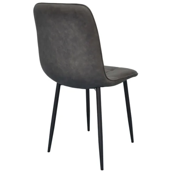 Scaun de bucătărie Evelin YT-010B 970-11 Stofă/ Gray Black photo 4