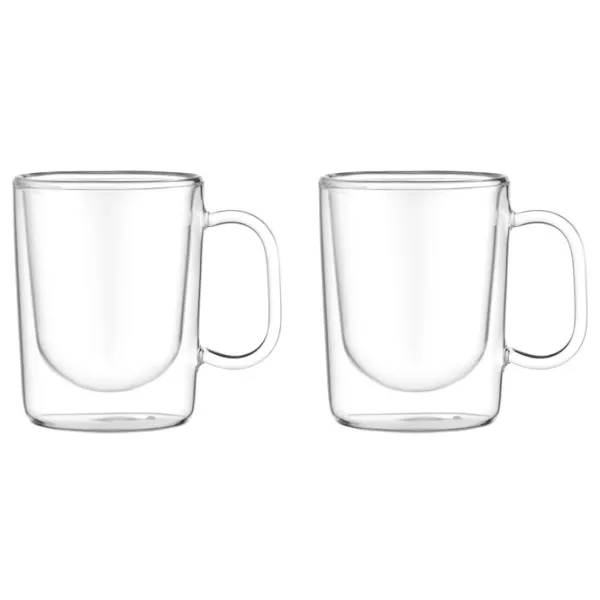 Set de căni Ardesto AR2627BH 270 ml / Sticlă / Transparent photo 1
