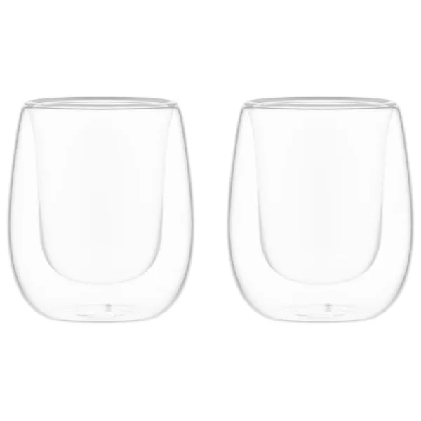 Set de cești Ardesto AR2608B 80 ml / Sticlă / Transparent photo 1