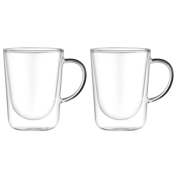 Set de căni Ardesto AR2635BH 350 ml / Sticlă borosilicată / Transparent photo 1
