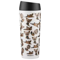 Cană termo Ardesto Coffee Time Yorkie Beige 0.45l