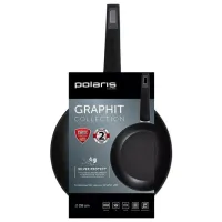 Сковорода Polaris Graphit 28F Универсальная / 28 см / Графит photo 4
