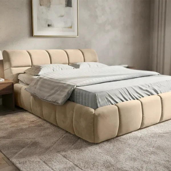 Кровать Crinela Lux Jenny Laguna 03 180 x 200 см / Фанера / Кремовый photo 5