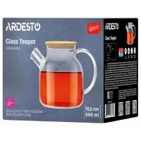 Заварочные чайники Ardesto AR3006GBM 0.6л / Прозрачный photo 7