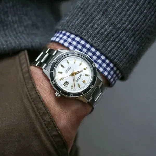 Ceas de mână pentru bărbați Seiko SRPG03J1 Mecanic / 41 mm photo 6