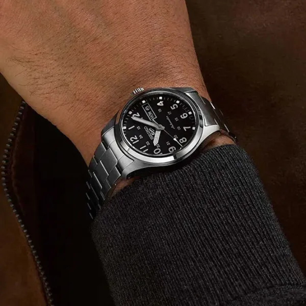 Ceas de mână pentru bărbați Seiko SRPJ81K1 Mecanic / 36 mm photo 3