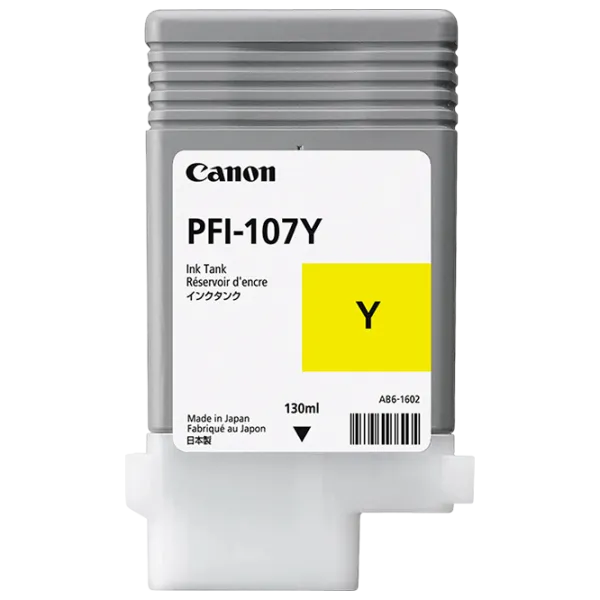 Cartuș Canon PFI-107Y Yellow/ Original/ photo 1