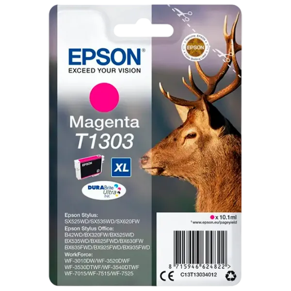 Cartuș Epson T1303 Magenta/ Original/ photo 1