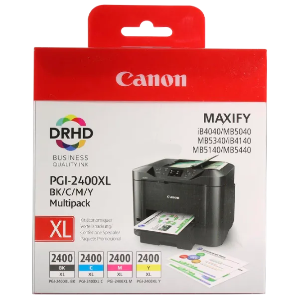 Cartuș Canon PGI-2400XL Cyan, yellow, magenta, black/ / Laser photo 1