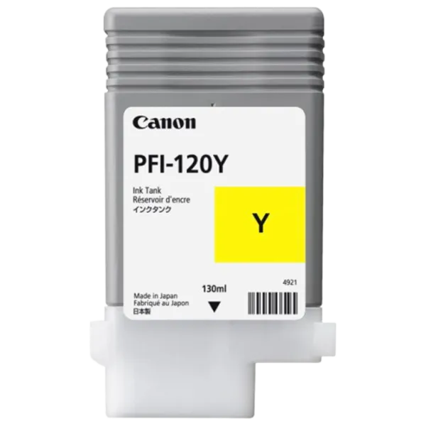 Cartuș Canon PFI-120Y Yellow/ / Laser photo 1