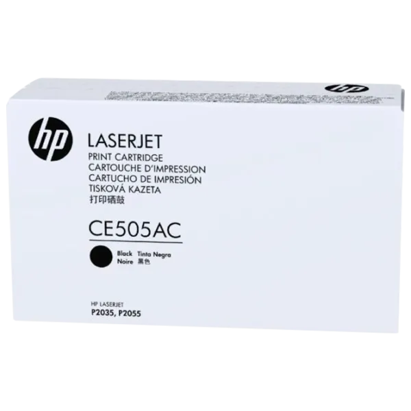 Cartuș HP CE505AC Black/ / Laser photo 1