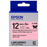 Картридж Epson LK4PBK Черно-розовый/ / 