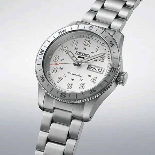 Ceas de mână pentru bărbați Seiko HDB007K1 Mecanic / 41 mm photo 4