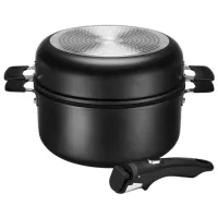 Набор кастрюль Resto 95800 2.15л Алюминий / Черный photo 5
