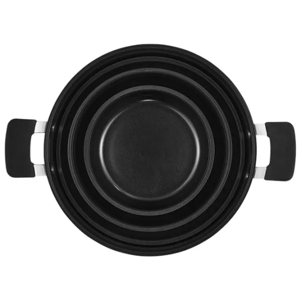Набор кастрюль Resto 95800 2.15л Алюминий / Черный photo 8