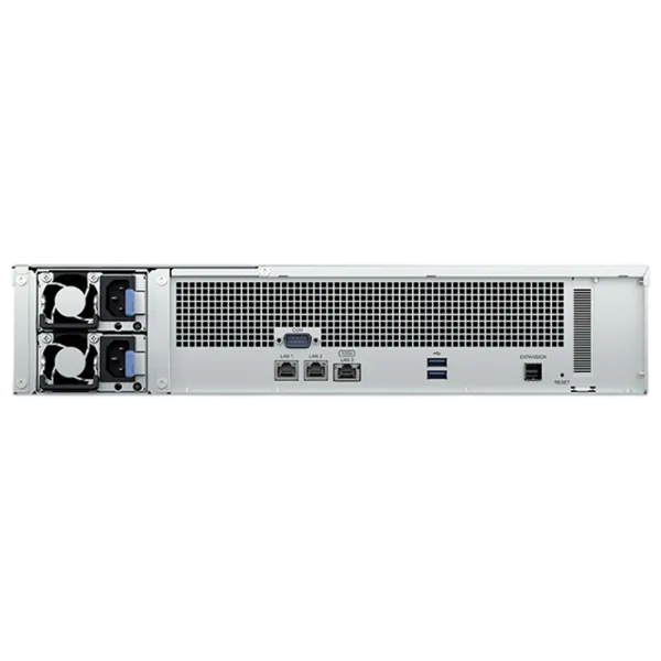 Сетевое хранилище Synology RS2423RP+II Черный photo 3