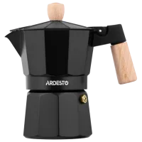 Cafetieră gheizer Ardesto AR8103W 0.12l / Aluminiu / Black