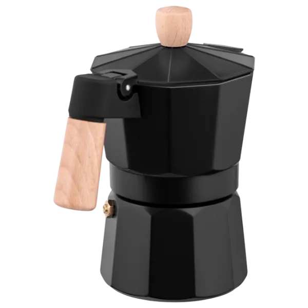 Cafetieră gheizer Ardesto AR8103W 0.12l / Aluminiu / Black photo 2