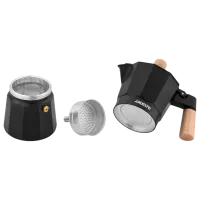 Cafetieră gheizer Ardesto AR8103W 0.12l / Aluminiu / Black photo 5