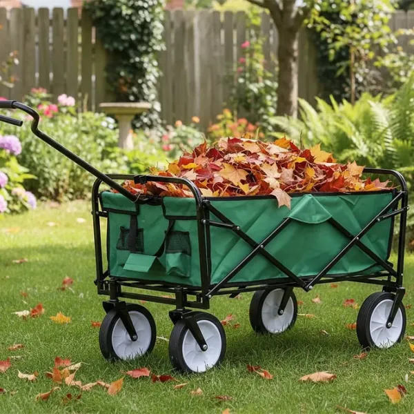 Cărucior de grădină GardenLine WOZ5168 Green / 1 photo 4