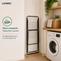 Сушилка для белья Lunaro LINEO-BK Напольная/ Сталь photo 4