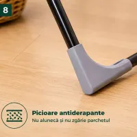Uscător de rufe Lunaro WING PLUS-BK Pe podea/ Oțel photo 3