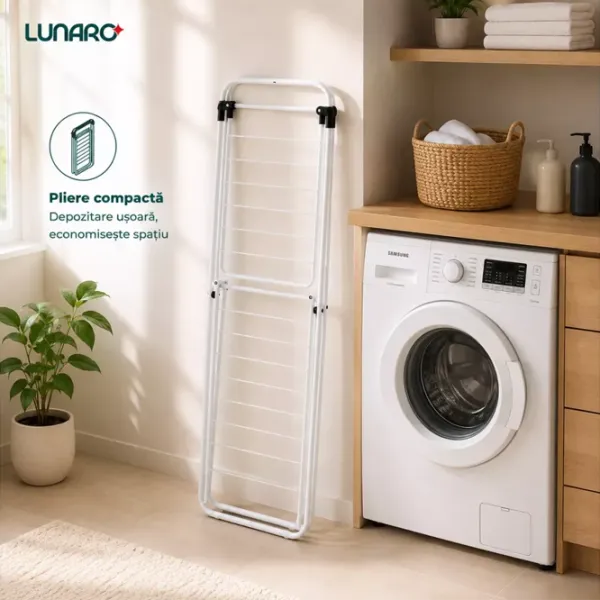 Сушилка для белья Lunaro NOVA-WH Напольная/ Сталь photo 3
