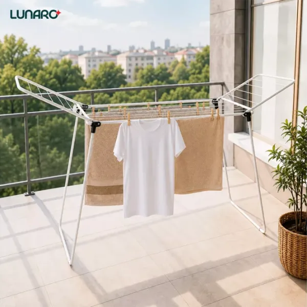Сушилка для белья Lunaro NOVA-WH Напольная/ Сталь photo 4