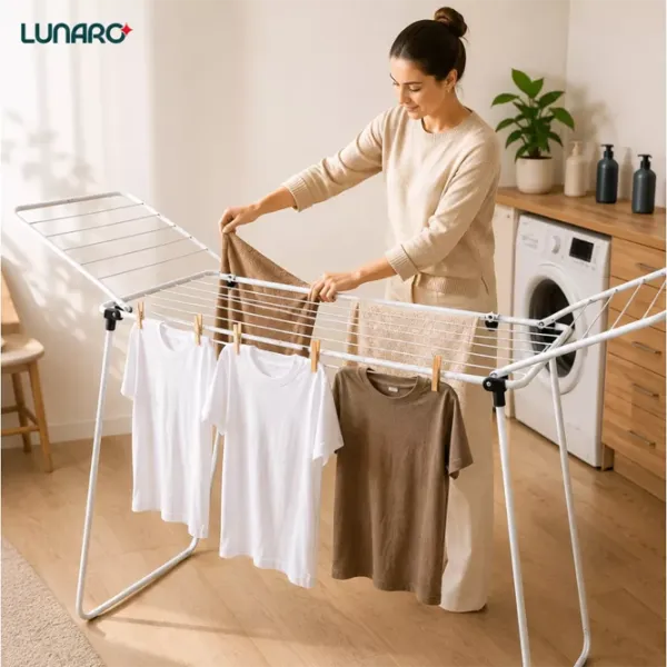 Сушилка для белья Lunaro NOVA-WH Напольная/ Сталь photo 5