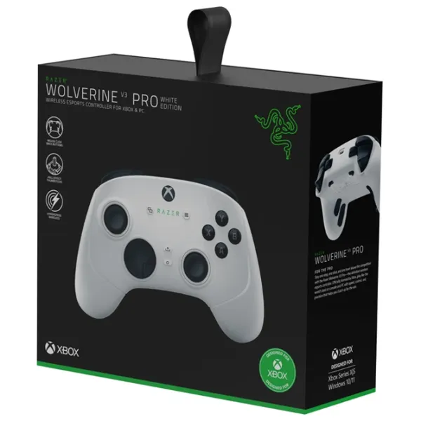 Gamepad Razer Wolverine V3 Pro Fără fir / 24 buttons / White photo 9