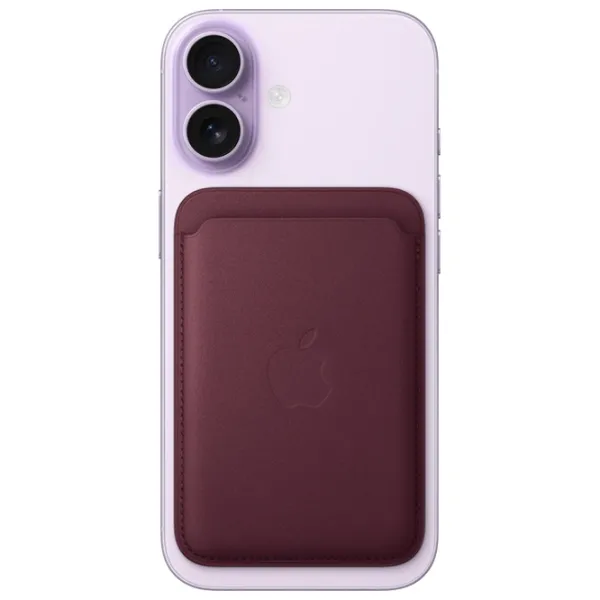 Чехол-бумажник Apple iPhone 18 Pro Max Apple / MagSafe / Экокожа / Бургундия photo 2