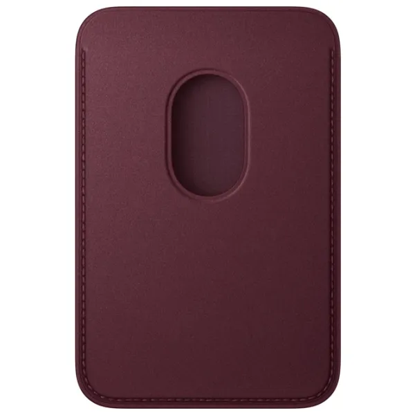 Чехол-бумажник Apple iPhone 18 Pro Max Apple / MagSafe / Экокожа / Бургундия photo 4