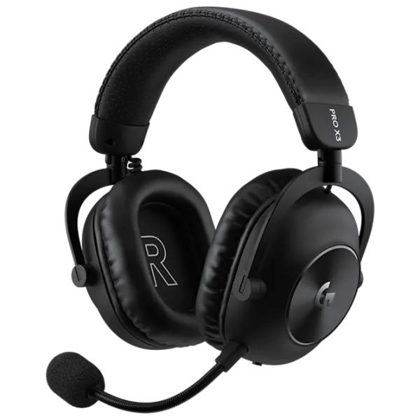 Наушники Logitech G Pro X 3 Черный Беспроводные + Проводные/ Игровой photo 1