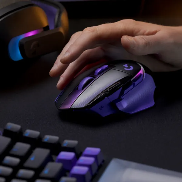 Мышь Logitech G502 X PLUS USB / Dark Lilac photo 8