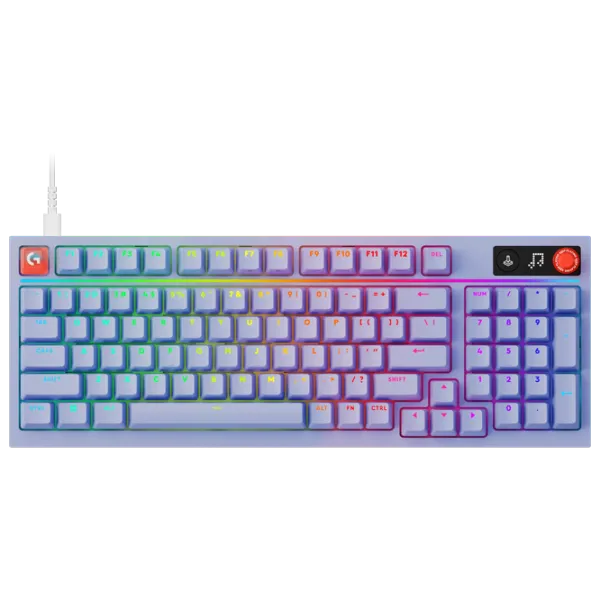 Клавиатура Logitech G316 X 98 Проводная / Liliac photo 1