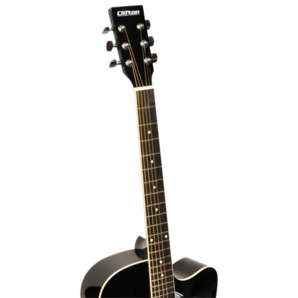 Chitară acustică Clifton 41 4/4, Dreadnought, Black photo 3