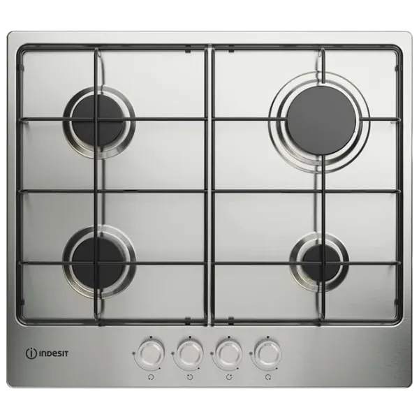 Plită încorporabilă pe gaz Indesit THP 642 IX/I 1 Inox / Inox photo 1