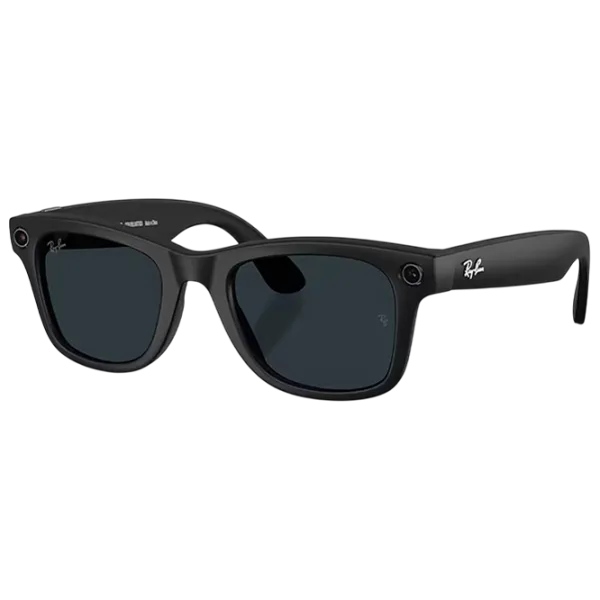 Ochelari smart Ray-Ban Meta Wayfarer Matte black Fără fir / Gray photo 1